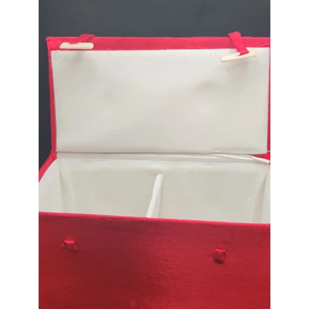 Vintage 1998‎ Pier 1 Li Bien Santas Lap Christmas Ornament Set Boxed w Note Card